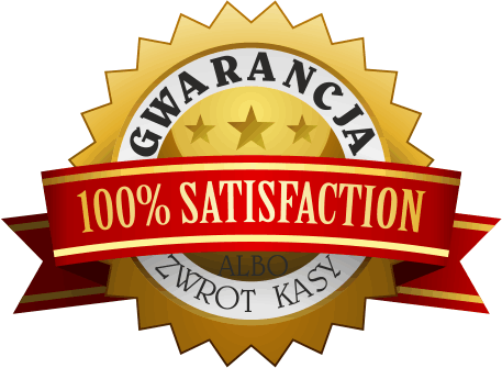 gwarancja 100% satysfakcji lub zwrot części kosztów zakupu