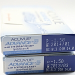 soczewki kontaktowe acuvue advance
